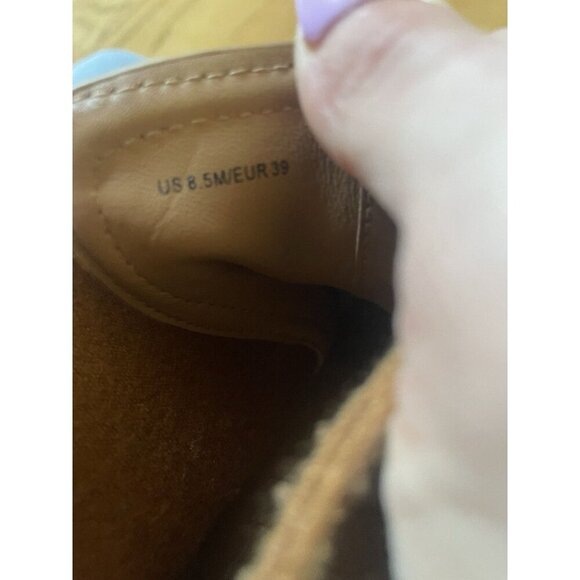 VINCE. Womens Brown Water Repellent Back Pull-Tab Rue Block Heel Chelsea 8.5 M - Picture 10 of 12